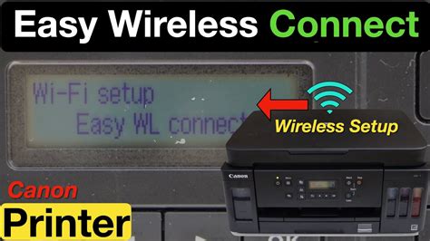 wireless printing canon|Connecting the Printer to a Wireless Network (Easy Wireless .